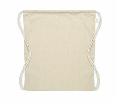 Logotrade promotional item image of: Recycled cotton drawstring bag