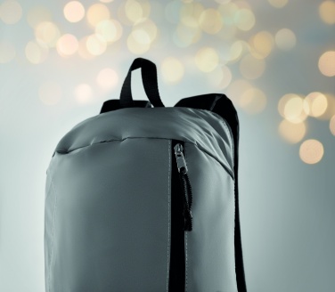 Logotrade promotional giveaway image of: High reflective backpack 600D