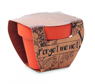 Logotrade advertising product image of: Terracotta pot 'forget me not'