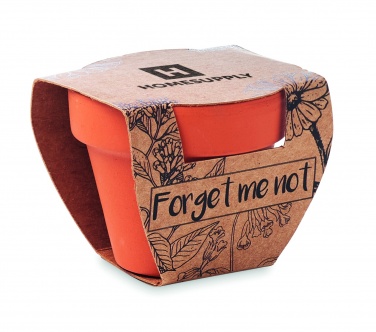 Logo trade promotional products image of: Terracotta pot 'forget me not'