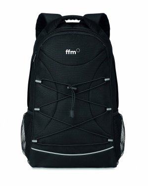 Logo trade business gifts image of: 600D RPET backpack