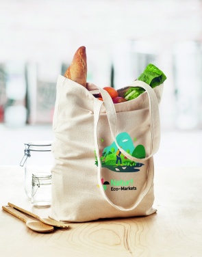 Logo trade promotional products picture of: Canvas shopping bag 270 gr/m²
