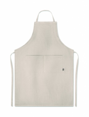 Logo trade promotional giveaways image of: Hemp adjustable apron 200 gr/m²