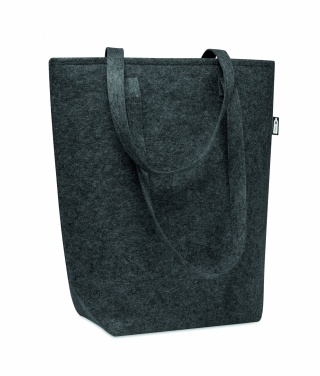 Logo trade promotional giveaways picture of: RPET felt shopping bag