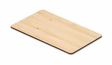 Logo trade promotional items image of: RFID card in bamboo material