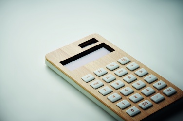Logotrade promotional giveaway picture of: 12 digit bamboo calculator