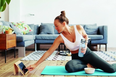 Logotrade advertising product picture of: Fitness yoga matt rope and bag