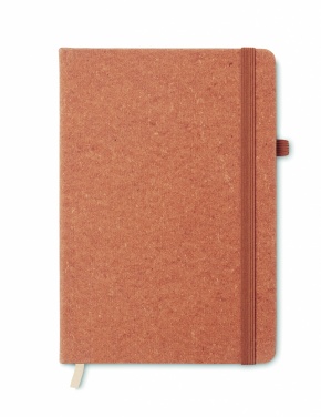 Logotrade advertising products photo of: Recycled Leather A5 notebook