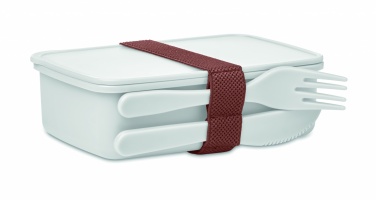 Logo trade promotional merchandise photo of: Lunch box with cutlery