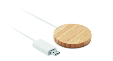 Logo trade business gifts image of: Magnetic Wireless charger 10W