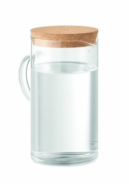 Logo trade promotional products image of: Borosilicate glass decanter 1L