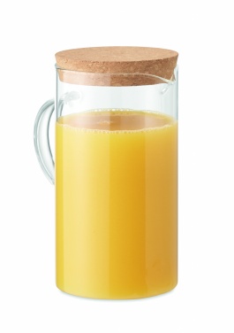 Logo trade promotional merchandise photo of: Borosilicate glass decanter 1L
