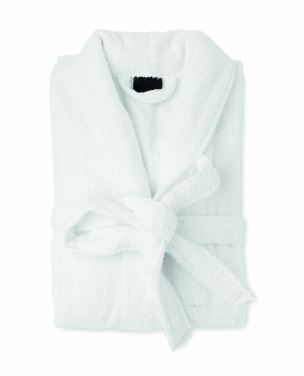 Logo trade promotional merchandise image of: Bathrobe organic cotton XL/XXL