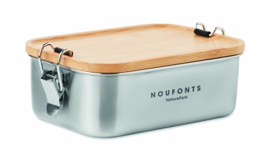 Logo trade promotional products image of: Stainless steel lunch box 750ml