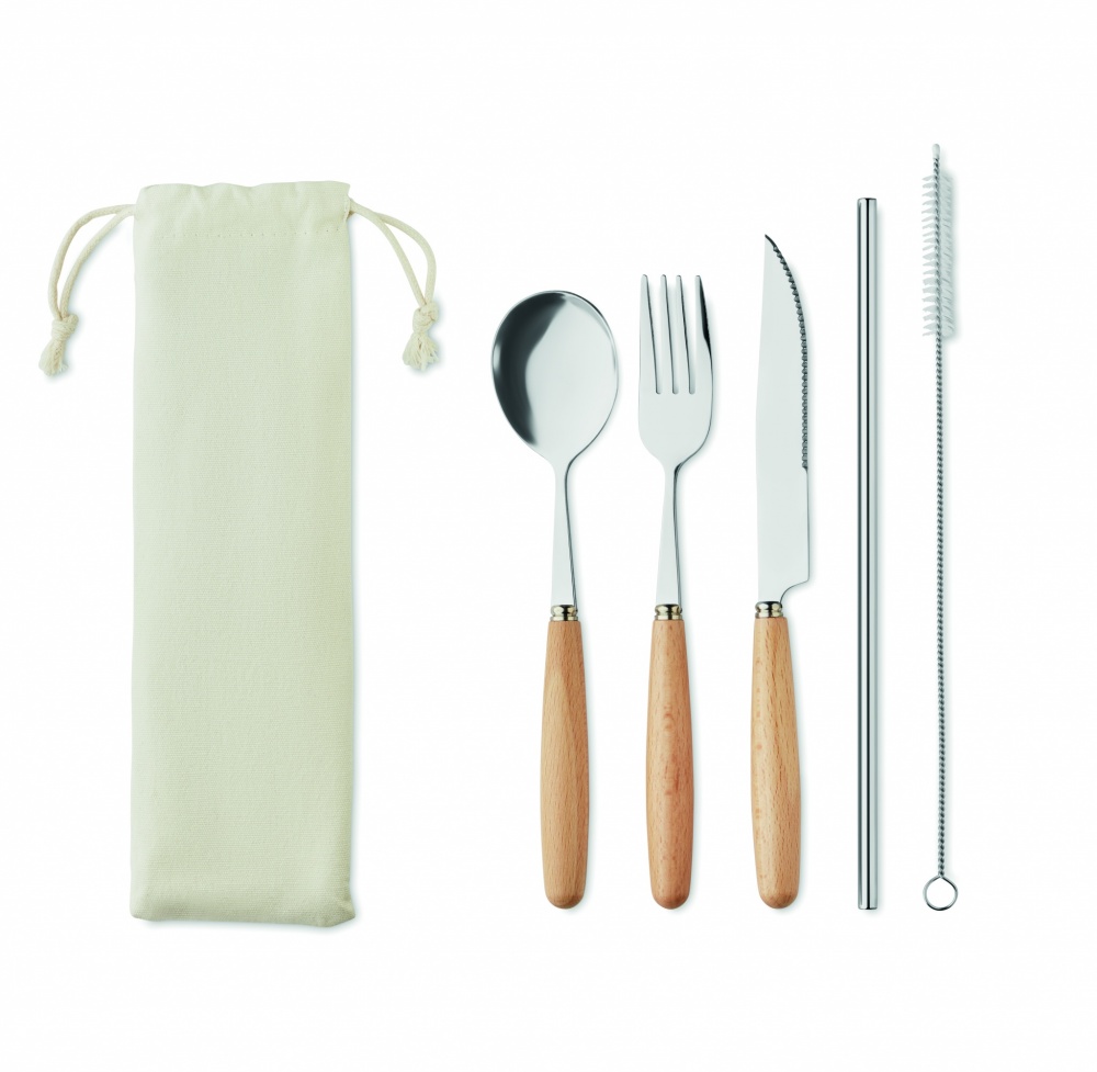 Logotrade corporate gift picture of: Cutlery set stainless steel