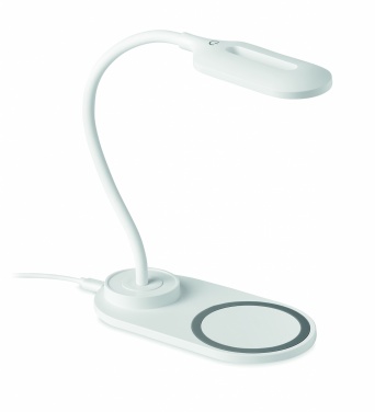 Logo trade corporate gift photo of: Desktop light and charger 10W