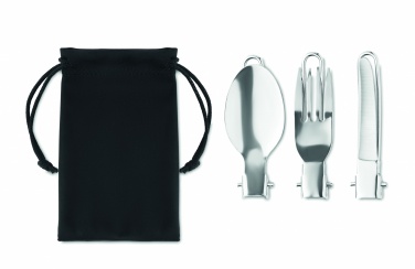 Logotrade promotional merchandise photo of: 3-piece camping cutlery set