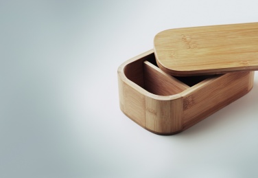 Logo trade promotional items image of: Bamboo lunch box 650ml LADEN
