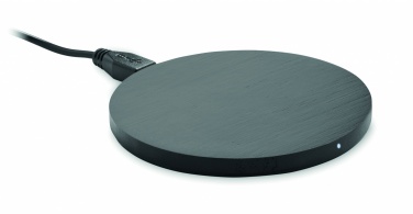 Logotrade business gift image of: Wireless charger bamboo 10W RUNDO +