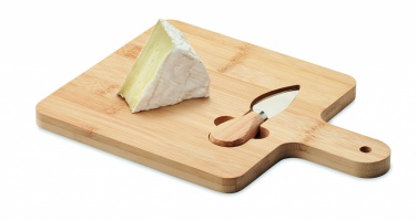 Logotrade promotional giveaways photo of: Cheese board set in bamboo Bremen