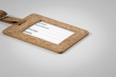 Logotrade corporate gift image of: Cork luggage tag