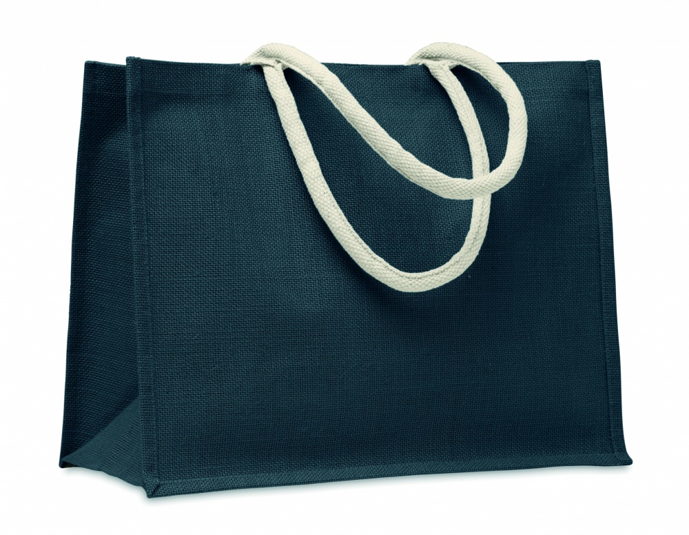 Logo trade promotional gifts image of: Jute bag with cotton handle