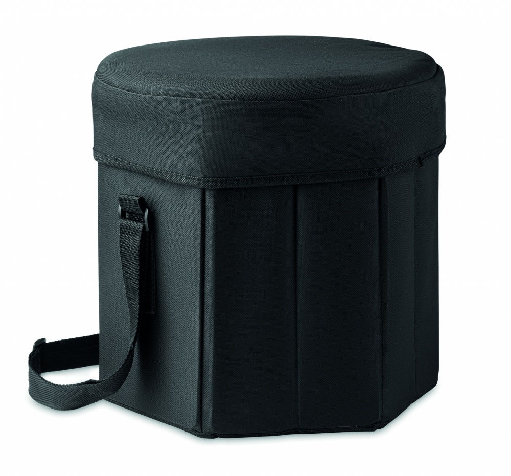 Logo trade promotional items image of: Foldable insulated stool/table