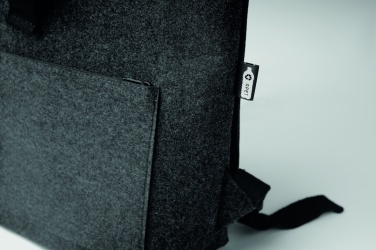 Logo trade promotional items image of: RPET felt backpack