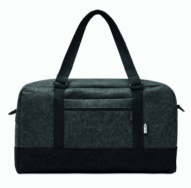 Logo trade promotional giveaways image of: RPET felt weekend bag