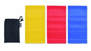 Logo trade business gifts image of: Set of 3 TPE fitness bands