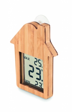 Logotrade promotional giveaways photo of: Bamboo weather station HISA