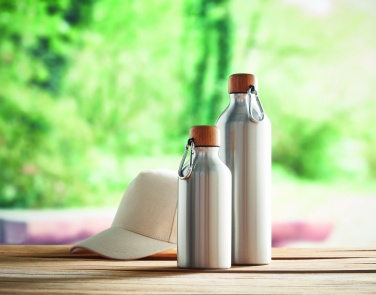 Logo trade advertising product photo of: Aluminium bottle 400 ml