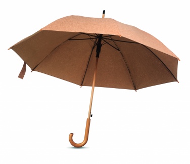 Logo trade promotional giveaways image of: 25 inch cork umbrella