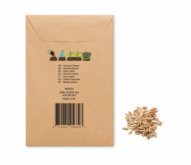 Logo trade promotional gifts image of: Flowers mix seeds in envelope