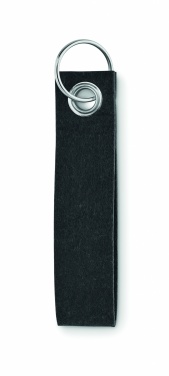 Logo trade promotional gifts picture of: RPET felt key ring Hämeenlinna