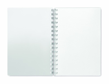 Logo trade promotional products picture of: A5 RPET notebook recycled lined