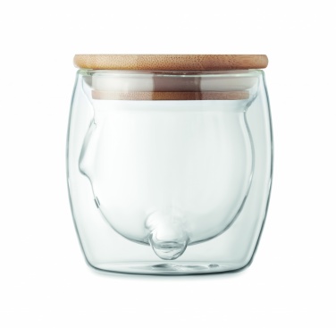 Logotrade promotional product image of: Double wall borosilicate mug