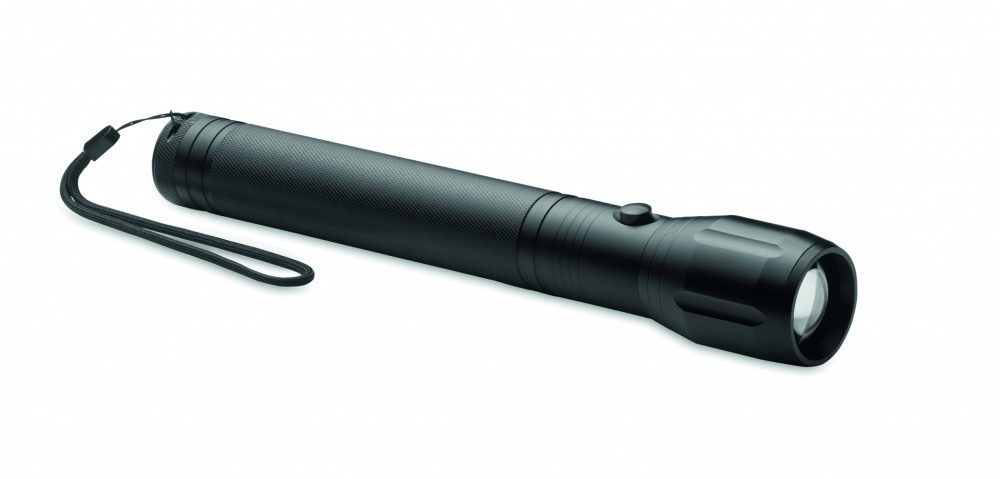 Logo trade promotional item photo of: Large aluminium LED flashlight