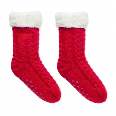Logo trade promotional items image of: Pair of slipper sock L