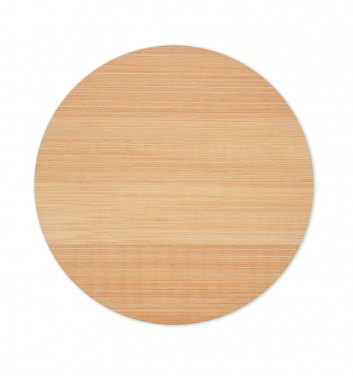 Logotrade promotional gifts photo of: Bamboo round coaster