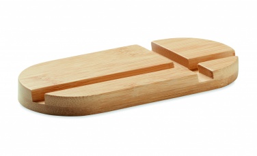 Logotrade promotional item image of: Bamboo tablet/smartphone stand