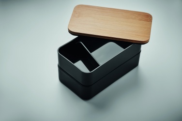 Logo trade promotional items image of: Lunch box in PP and bamboo lid