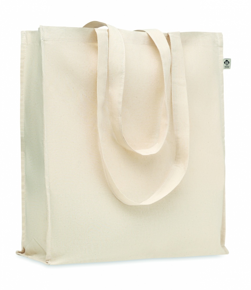 Logo trade promotional gifts image of: Organic cotton shopping bag