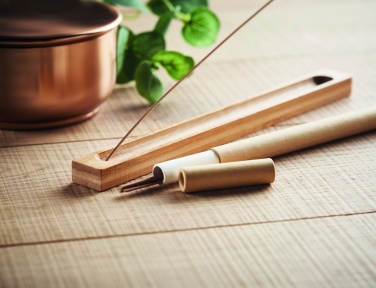 Logo trade promotional items image of: Incense set in bamboo