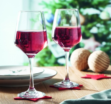 Logo trade advertising products image of: Set of 2 wine glasses