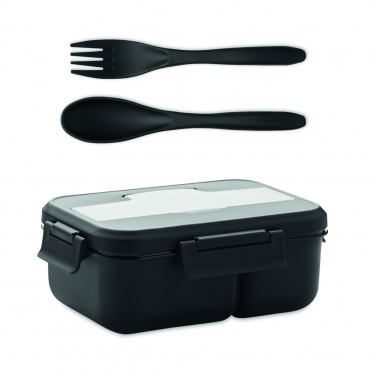 Logo trade advertising product photo of: Lunch box with cutlery in PP