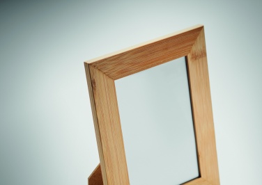 Logo trade corporate gift photo of: Bamboo photo frame