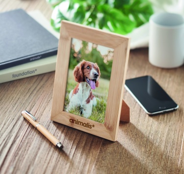Logotrade promotional merchandise picture of: Bamboo photo frame