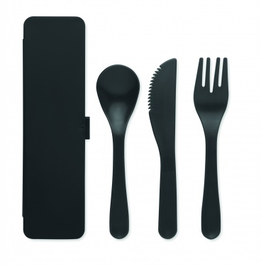 Logotrade promotional gift image of: Cutlery set recycled PP