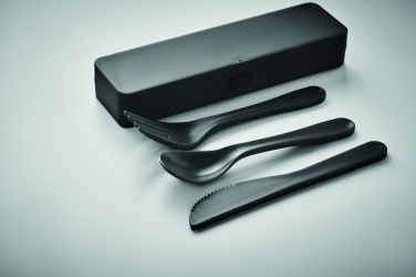 Logotrade promotional gift image of: Cutlery set recycled PP
